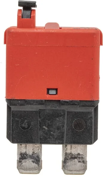ETA - SI25110 - Sicherung Thermisch Manuell Ruecksetzbar 28V 10A Laenge 34,4mm Schwarz ETA