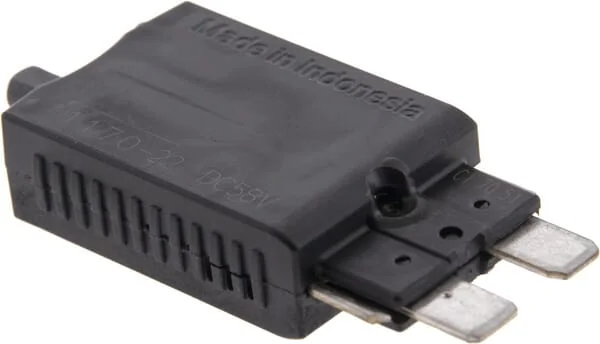 ETA - SI26004 - Thermische Sicherung Manuell Rueckstellbar 28V 4A Laenge 51,6mm Violett ETA
