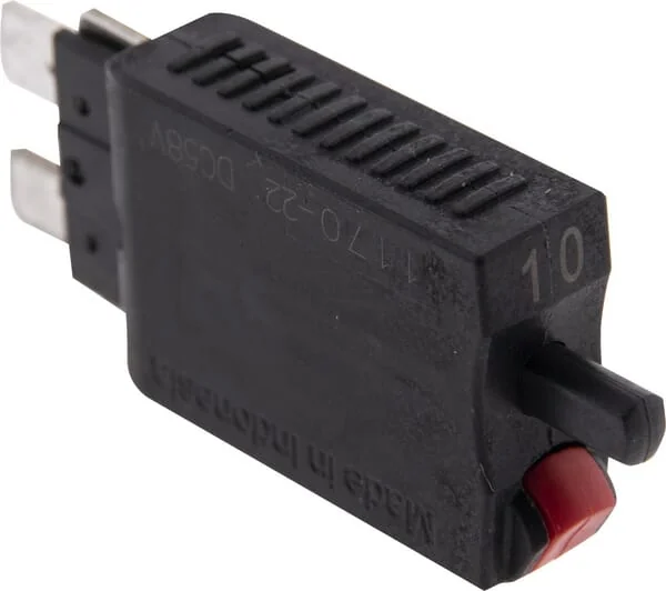 ETA - SI26010 - Thermische Sicherung Manuell Rueckstellbar 28V 10A Laenge 51,6mm Rot ETA