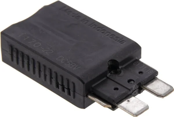 ETA - SI26020 - Thermische Sicherung Manuell Rueckstellbar 28V 20A Laenge 51,6mm Gelb ETA