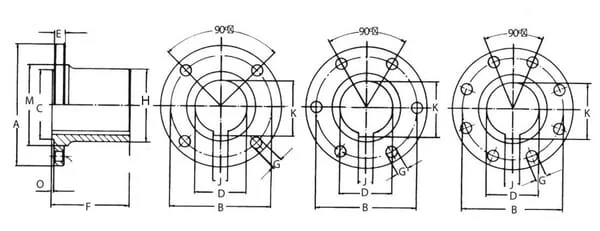 Elbe - EDS14100153 - DIN-Flanschprofil N8x6x32x36
