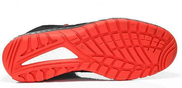Elten - 76956140 - Sicherheitsschuhe Maddox Schwarz/Rot Mid ESD 40