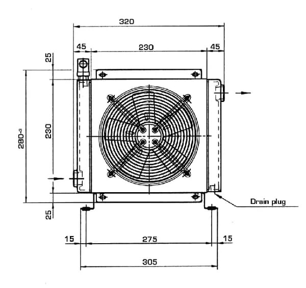 Emmegi - OK2015KBV24301 - Bypass-Oelkuehler 24V 48-60°C
