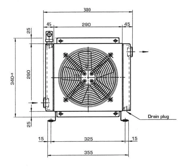 Emmegi - OK2024KBV12301 - Bypass-Oelkuehler 12V 48-60°C
