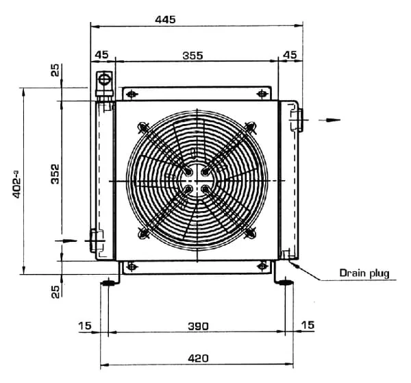 Emmegi - OK2030KBV12301 - Bypass-Oelkuehler 12V 48-60°C