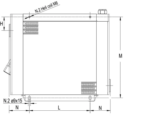 Emmegi - OK2MV212301 - Oelkuehler (12 V) 48-60°C MV-2