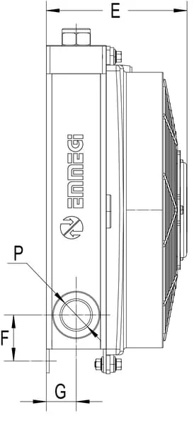 Emmegi - OK2MV324301 - Oelkuehler (24V) 48-60°C MV-3