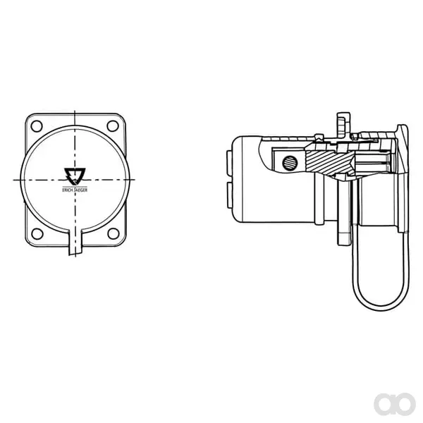 Erich Jaeger - 151227JAE - Steckdose NATO 207A/70mm²
