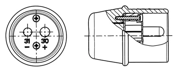 Erich Jaeger - 251207JAE - Stecker NATO 207A/70mm²