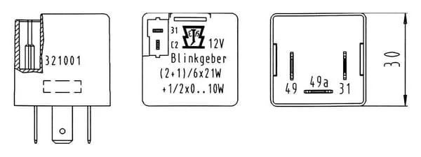 Erich Jaeger - 321001JAE - Blinkender Indikator
