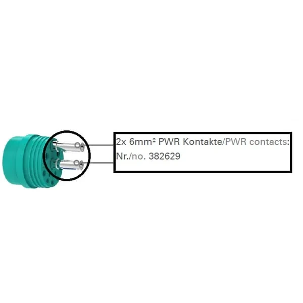 Erich Jaeger - 382629JAE - Kontaktstift Maennlich Weiblich 6mm²