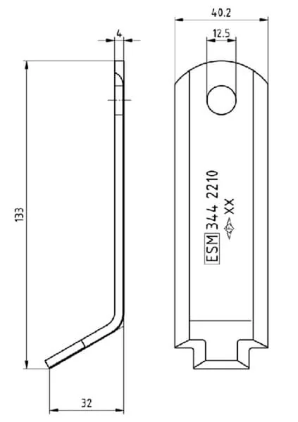 ESM - 3442210 - Schlegelmesser ESM