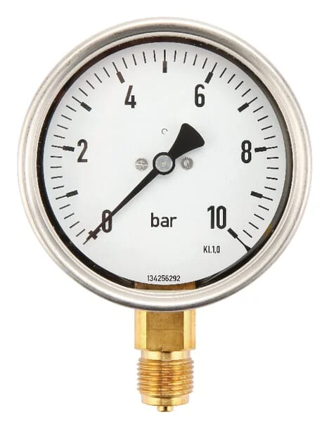 ET - MA10010L08SSGF - Manometer Diameter 100 0-10bar 1/2 " unten