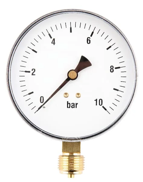 ET - MA10010L08ST - Manometer Diameter 100 0-10bar 1/2" unten