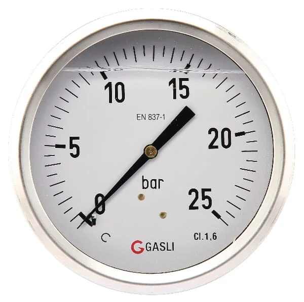 ET - MA10025B08SSGF - Manometer Diameter 100 0-25bar 1/2" hinten