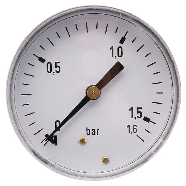 ET - MA63016B04ST - Manometer Diameter 63 0-1,6bar 1/4" hinten
