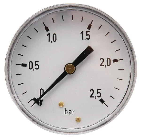 ET - MA63025B04ST - Manometer Diameter 63 0-2,5bar 1/4" hinten