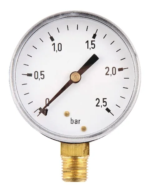 ET - MA63025L04ST - Manometer Diameter 63 0-2,5bar 1/4" unten
