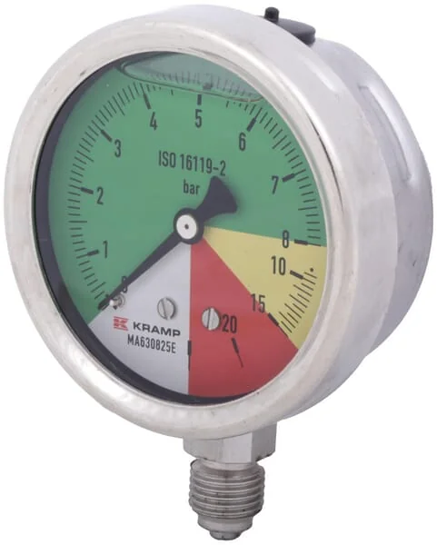 ET - MA630825E - Druckmessgeraet Diameter 63 mm 0-8-15-25 1/4" BSP Unterer Anschluss