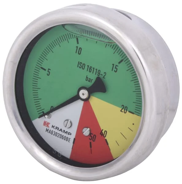 ET - MA632060BE - Druckmessgeraet Diameter 63 mm 0-20-40-60 1/4" BSP Hinterer Anschluss