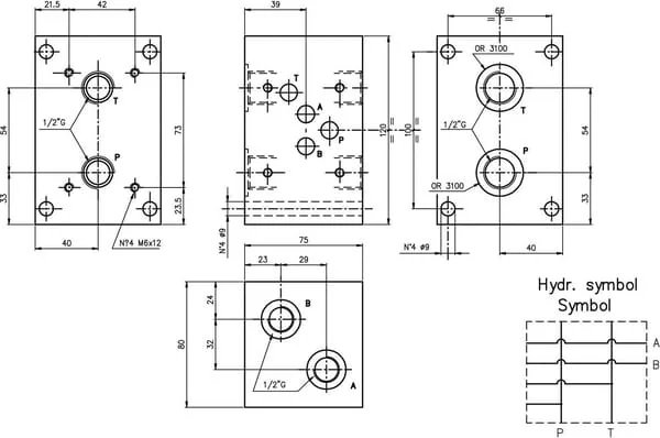 Eurofluid - EC5412L - Sektion, Parallel NG10