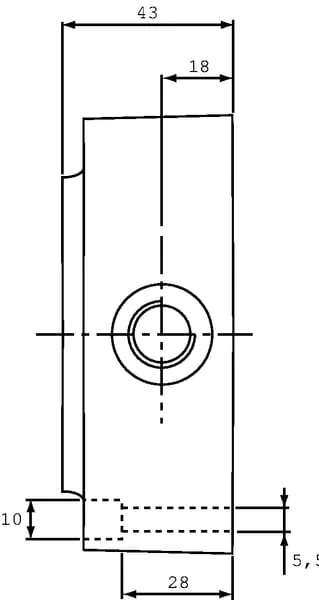 Eurofluid - ES3D38L1 - 03 Unterplatte Seite A+T+B+P 3/8"