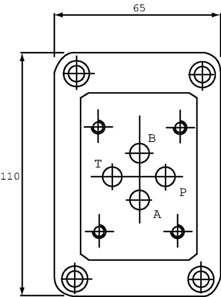 Eurofluid - ES3D38PL - Unterplatte 03 Seite/Boden A-B / P-T