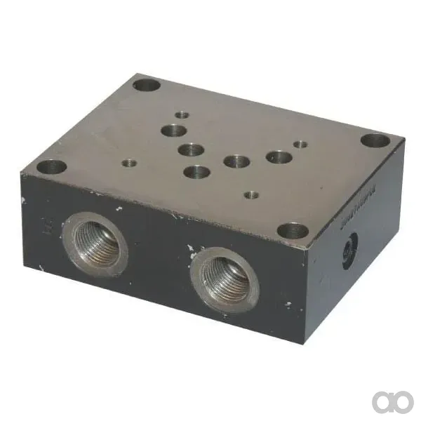 Eurofluid - ES5A12PL - Grundplatte 05 Seitlich/Unten A-B / P-T