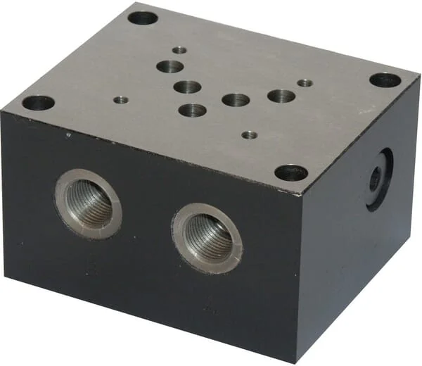 Eurofluid - ES5B12LLY - Grundplatte Seitlich Anschluss A-B / P-T