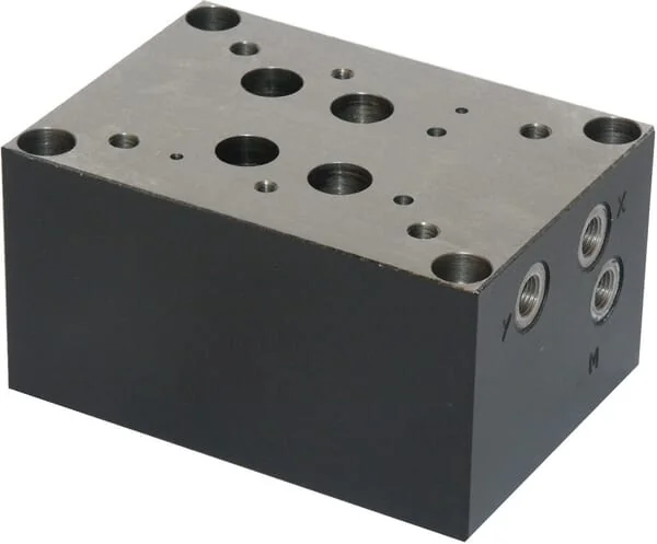 Eurofluid - ES7A10P - Grundplatte 1" Unten Cetop 07/ NG16