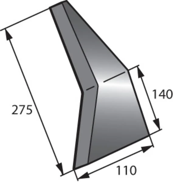 Eurotechnics - 010285 - Landseitiges Schar LH (302235) Goizin