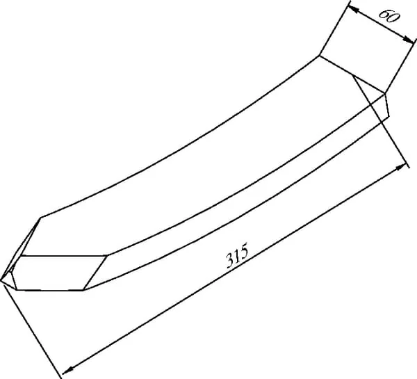 Evers - 990241 - Geschweisste Meiselplatte 6cm