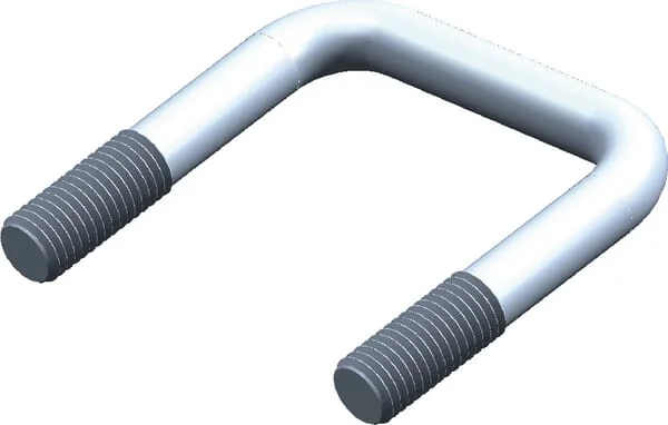 Evers - 990465 - U-Halterung 100 x 105 mm - Quadratisch M20
