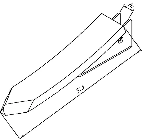 Evers - 990550 - Kultivatorspitze Aufschweissen