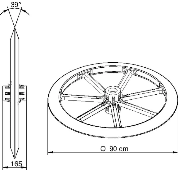 Evers - 990715 - Pressring 90cm Evers