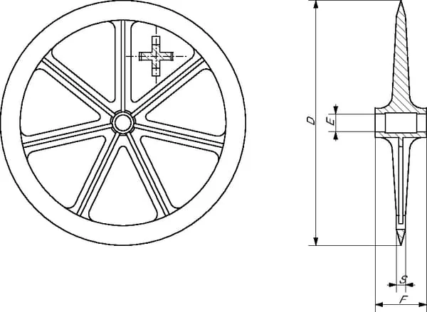 Evers - 990719 - Pressring Gezahnt 620mm