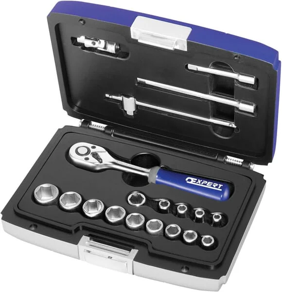 Expert - E030700 - Steckschluesselsatz 1/4"-19-teilig