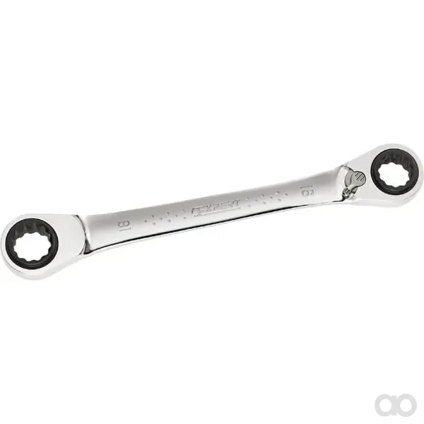 Expert - E110945 - Doppelter Ratsche-Ringschluessel 4-in-1: 16,17,18,19mm,