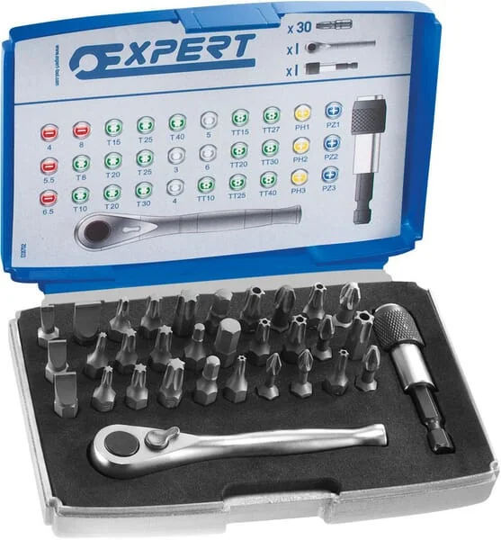 Expert - E131702 - Bitset Mit Ratsche 1/4" 32-Teilig