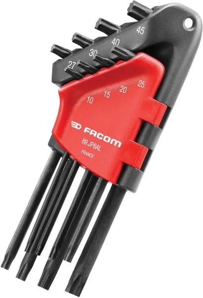 Facom - 89JP8AL - Set 8 Zapfen-Schluessel Im Etui