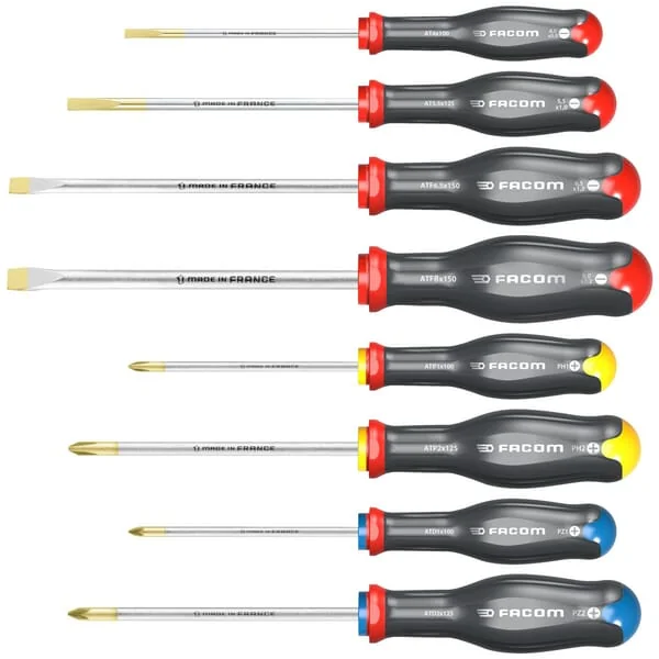 Facom - ATJ8PB - Schraubendreher-Set 8-teilig