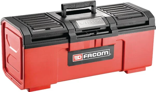 Facom - BPC24NPB - Werkzeugkasten 281x595x260mm, 15l Fassungsvermoegen, Schwarz/Rot Polypropylen:Metall