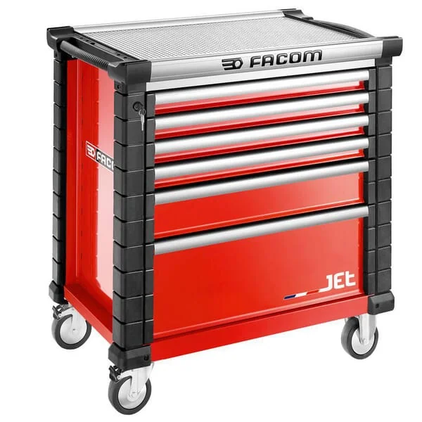 Facom - JET6M4A - Werkzeugwagen JET+4 6 Schubladen Rot
