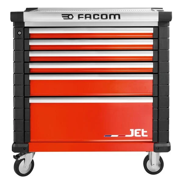 Facom - JET6M4A - Werkzeugwagen JET+4 6 Schubladen Rot