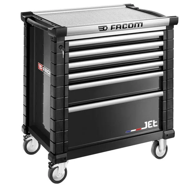 Facom - JET6NM4A - Werkzeugwagen JET+4 6 Schubladen Schwarz