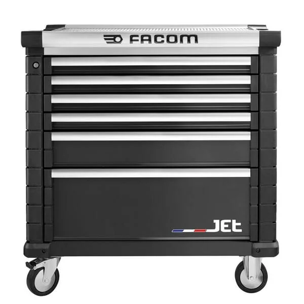 Facom - JET6NM4A - Werkzeugwagen JET+4 6 Schubladen Schwarz