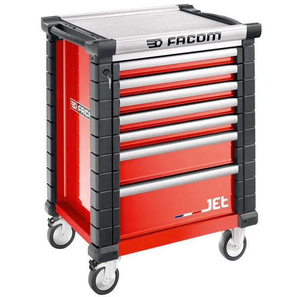 Facom - JET7M3A - Werkzeugwagen JET+3 7 Schubladen Rot