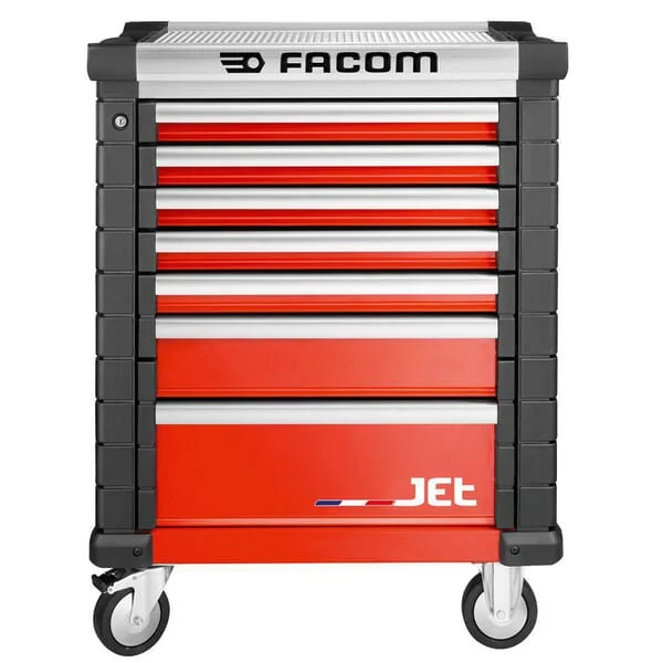 Facom - JET7M3A - Werkzeugwagen JET+3 7 Schubladen Rot