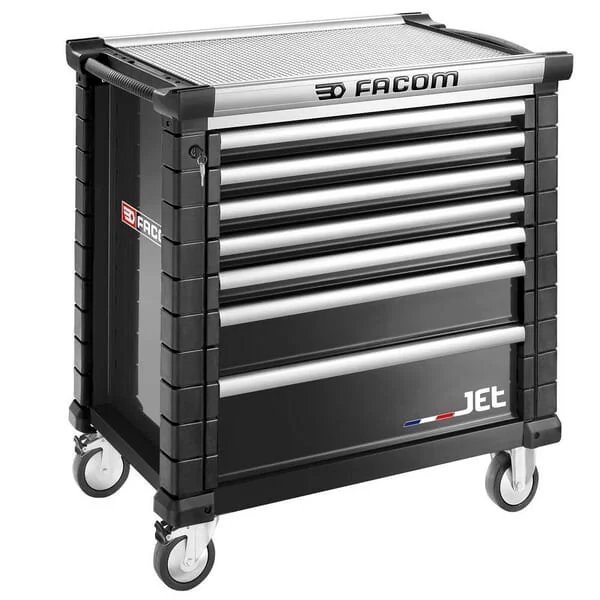 Facom - JET7NM4A - Werkzeugwagen JET+4 7 Schubladen Schwarz
