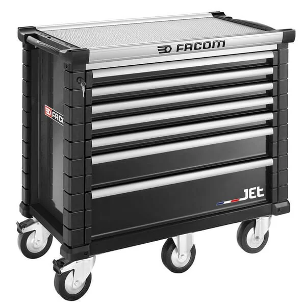 Facom - JET7NM5A - Werkzeugwagen JET+5 7 Schubladen Schwarz